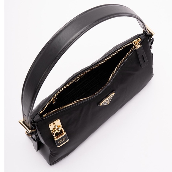 PRADA Aimee large logo re-nylon shoulder bag - Picture 3 of 6